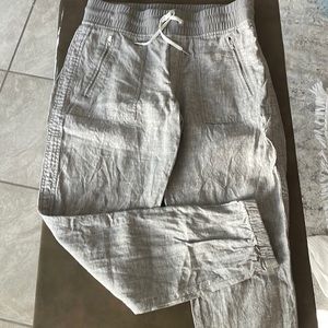 Athleta Cabo Linen Joggers